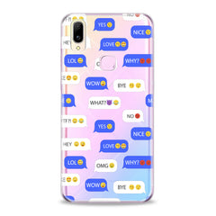 Lex Altern TPU Silicone VIVO Case Message Pattern