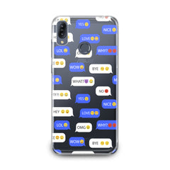 Lex Altern Message Pattern Asus Zenfone Case