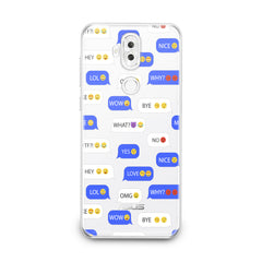 Lex Altern TPU Silicone Asus Zenfone Case Message Pattern