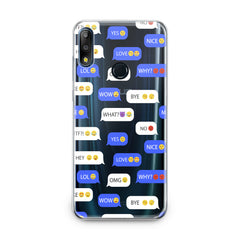 Lex Altern TPU Silicone Asus Zenfone Case Message Pattern