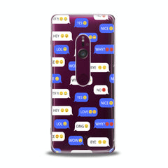 Lex Altern TPU Silicone Sony Xperia Case Message Pattern