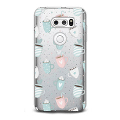 Lex Altern TPU Silicone LG Case Pastel Cups Cappuccino