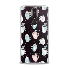 Lex Altern TPU Silicone Nokia Case Pastel Cups Cappuccino