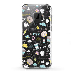 Lex Altern TPU Silicone Samsung Galaxy Case Sweets Coffee Pattern