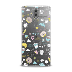 Lex Altern TPU Silicone Phone Case Sweets Coffee Pattern