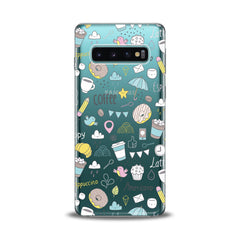 Lex Altern Sweets Coffee Pattern Samsung Galaxy Case