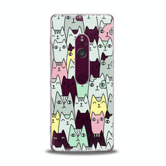 Lex Altern TPU Silicone Sony Xperia Case Funny Felines Pattern