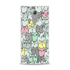 Lex Altern TPU Silicone Sony Xperia Case Funny Felines Pattern