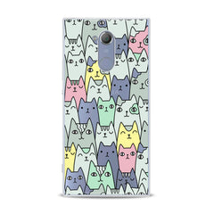 Lex Altern TPU Silicone Sony Xperia Case Funny Felines Pattern