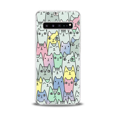 Lex Altern TPU Silicone Samsung Galaxy Case Funny Felines Pattern