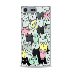 Lex Altern Funny Felines Pattern Sony Xperia Case