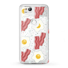 Lex Altern TPU Silicone Google Pixel Case Egg Bacon Print