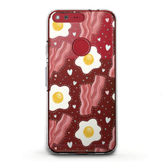 Lex Altern TPU Silicone Google Pixel Case Egg Bacon Print