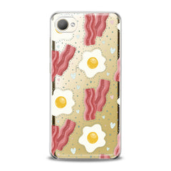 Lex Altern TPU Silicone HTC Case Egg Bacon Print