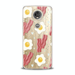 Lex Altern TPU Silicone Motorola Case Egg Bacon Print