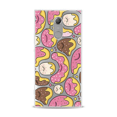 Lex Altern TPU Silicone Sony Xperia Case Pink Donuts Print