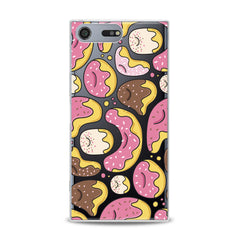 Lex Altern Pink Donuts Print Sony Xperia Case