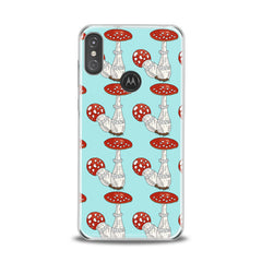 Lex Altern TPU Silicone Motorola Case Bright Amanita Pattern