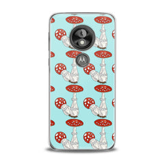 Lex Altern TPU Silicone Motorola Case Bright Amanita Pattern