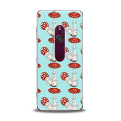 Lex Altern TPU Silicone Sony Xperia Case Bright Amanita Pattern