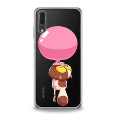 Lex Altern Cat Bubble Gum Huawei Honor Case