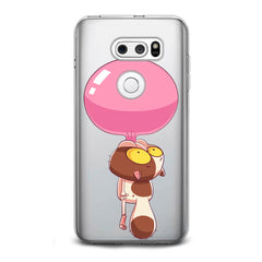 Lex Altern TPU Silicone LG Case Cat Bubble Gum