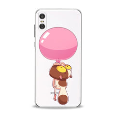 Lex Altern TPU Silicone Motorola Case Cat Bubble Gum