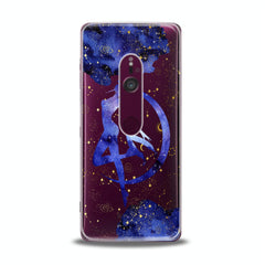 Lex Altern TPU Silicone Sony Xperia Case Blue Watercolor Sailor Moon