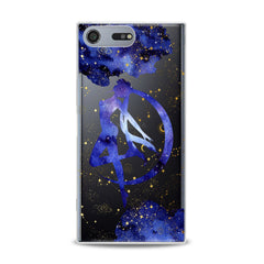 Lex Altern TPU Silicone Sony Xperia Case Blue Watercolor Sailor Moon