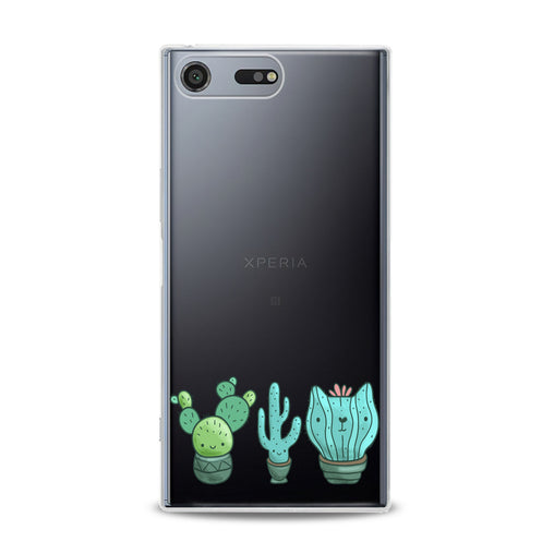 Lex Altern Kawaii Cacti Cat Sony Xperia Case