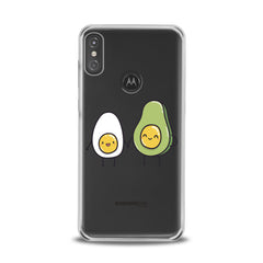 Lex Altern TPU Silicone Motorola Case Egg Avocado Friends