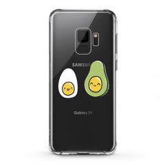 Lex Altern TPU Silicone Samsung Galaxy Case Egg Avocado Friends