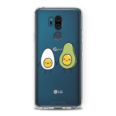 Lex Altern TPU Silicone LG Case Egg Avocado Friends