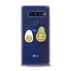 Lex Altern TPU Silicone LG Case Egg Avocado Friends