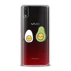 Lex Altern TPU Silicone VIVO Case Egg Avocado Friends