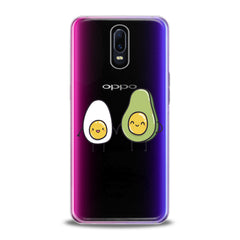 Lex Altern TPU Silicone Oppo Case Egg Avocado Friends