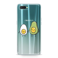 Lex Altern TPU Silicone Oppo Case Egg Avocado Friends