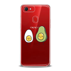 Lex Altern TPU Silicone Oppo Case Egg Avocado Friends