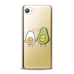 Lex Altern TPU Silicone HTC Case Egg Avocado Friends