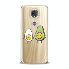 Lex Altern TPU Silicone Motorola Case Egg Avocado Friends