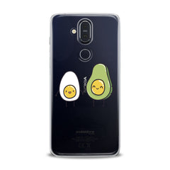 Lex Altern TPU Silicone Nokia Case Egg Avocado Friends