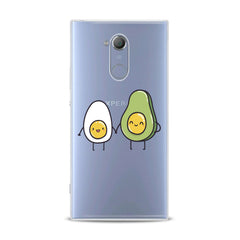 Lex Altern TPU Silicone Sony Xperia Case Egg Avocado Friends