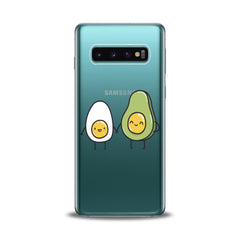 Lex Altern TPU Silicone Samsung Galaxy Case Egg Avocado Friends