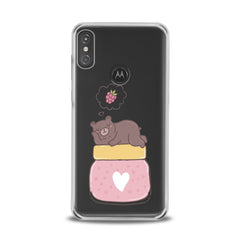 Lex Altern TPU Silicone Motorola Case Dreamy Jam Bear