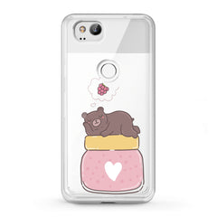 Lex Altern TPU Silicone Google Pixel Case Dreamy Jam Bear