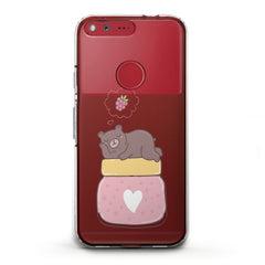 Lex Altern TPU Silicone Google Pixel Case Dreamy Jam Bear