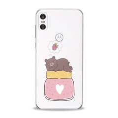 Lex Altern TPU Silicone Motorola Case Dreamy Jam Bear