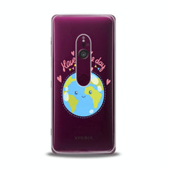 Lex Altern TPU Silicone Sony Xperia Case Cutie Blue Earth