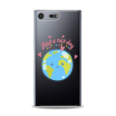 Lex Altern Cutie Blue Earth Sony Xperia Case