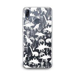 Lex Altern White Printed Dinos Asus Zenfone Case